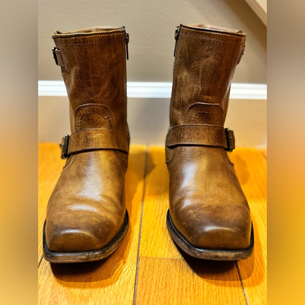 Men’s Tan Frye Ankle Boots